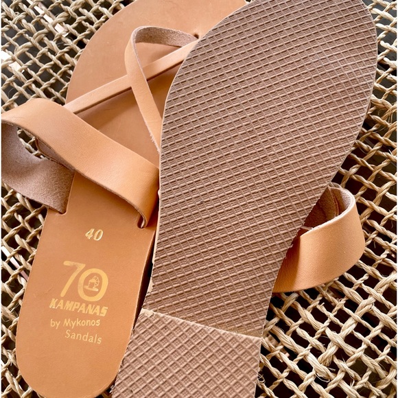 Hand Made Leather Sandals size 40 - Picture 2 of 3